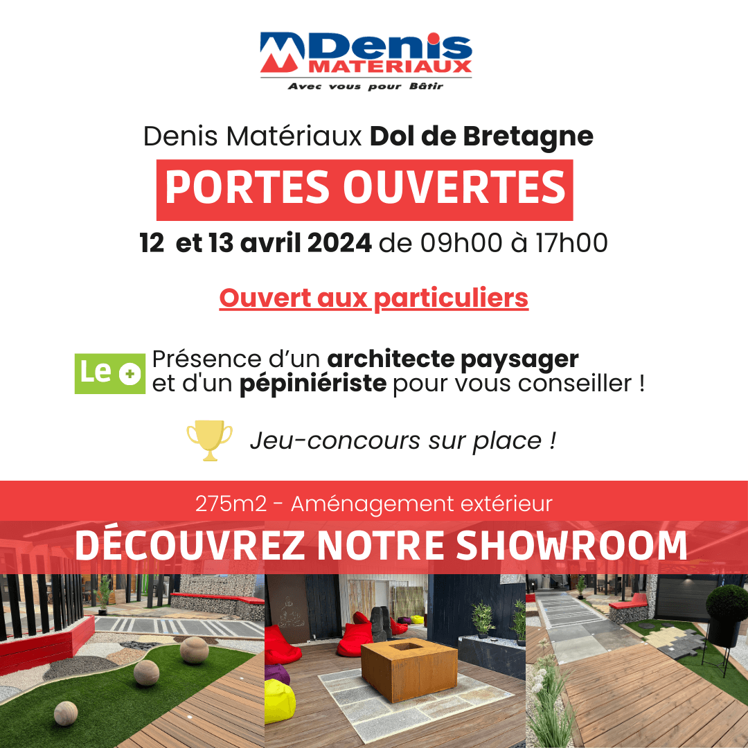 Portes ouvertes "aménagement extérieur" pour les professionnels et particuliers à Dol de Bretagne